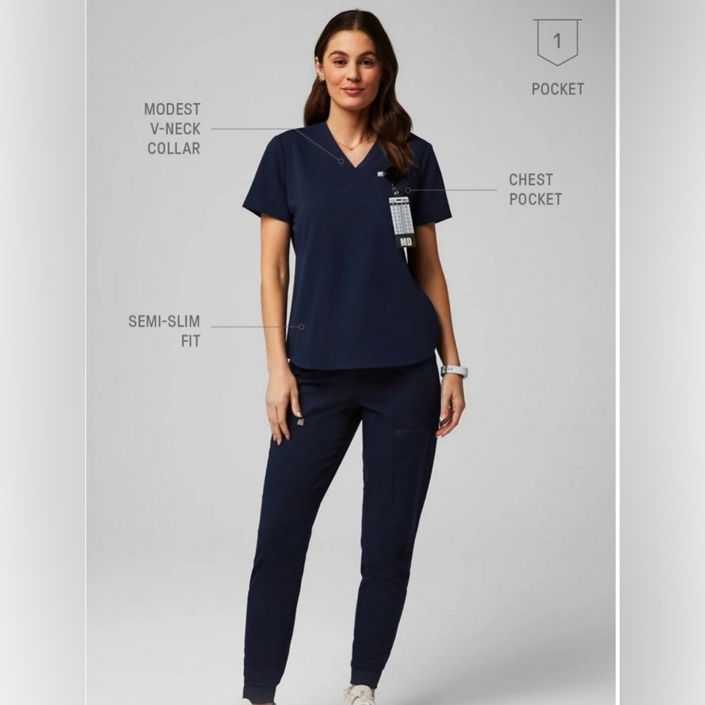 Fabletics Scrub Top and Pants